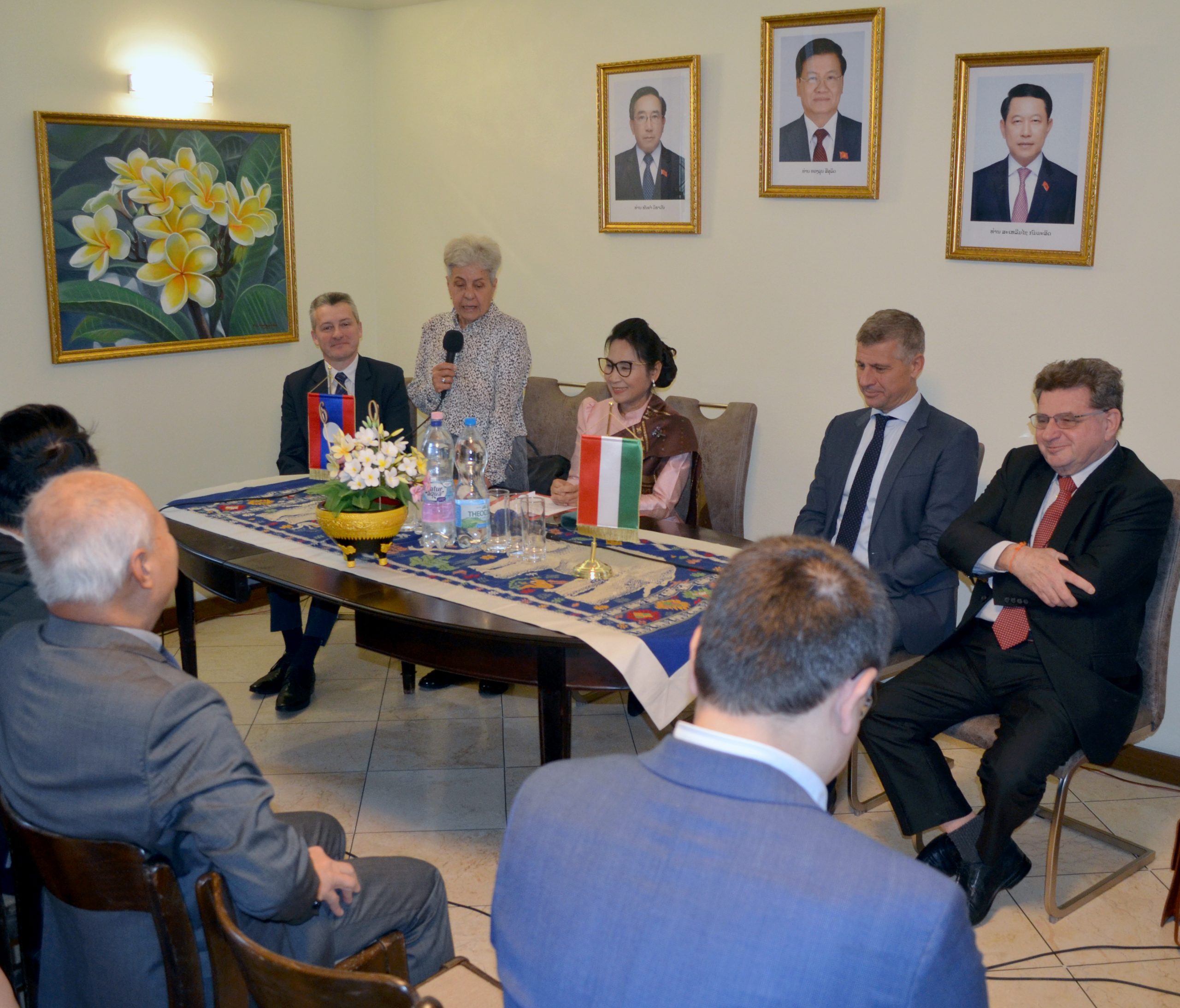 Társasági összejövetel a magyar-laoszi diplomáciai kapcsolatok 60. évfordulóján